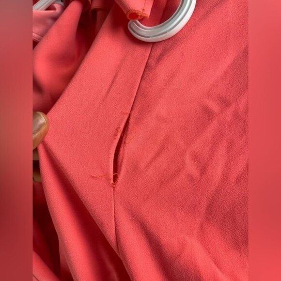 Trina Turk Women’s Coral Crepe Josephine Cold-Shoulder Ruffle Jumpsuit. … - Picture 13 of 14